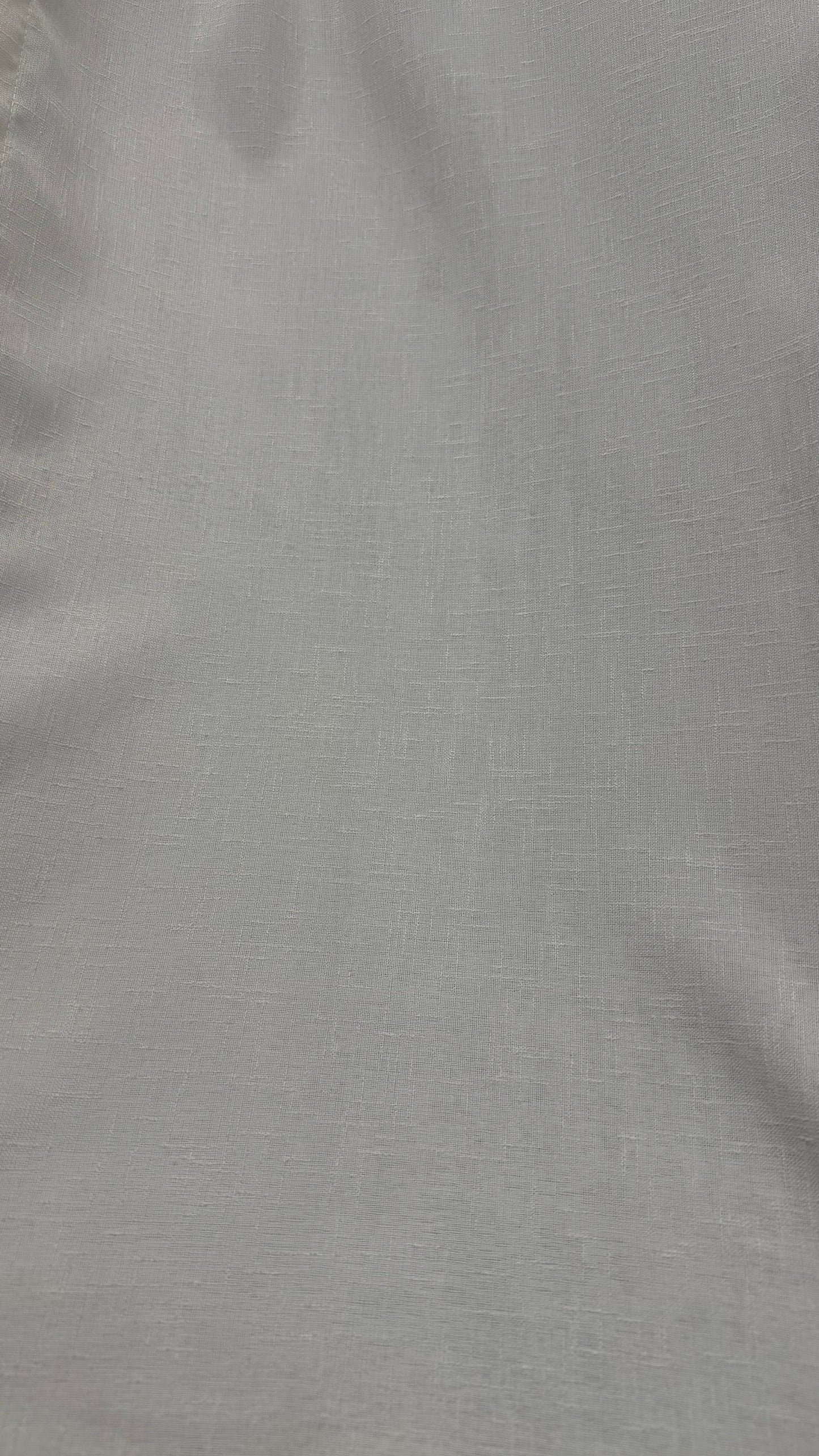 Perdea de in simplu alb - Rejansa tip creion (10cm)
