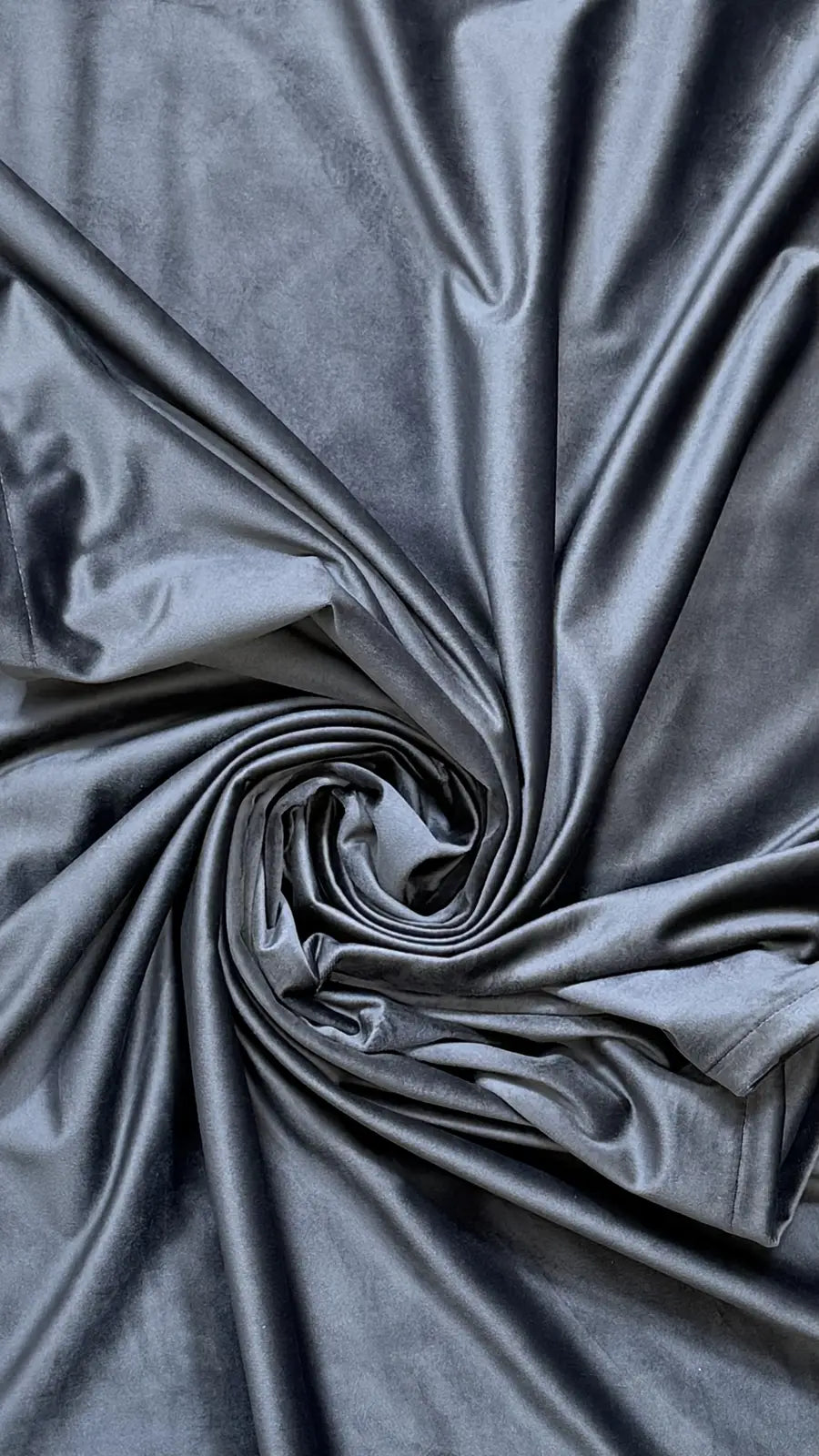 Draperie din catifea gri antracit HKN18 - Rejansa sina/galerie (universala))
