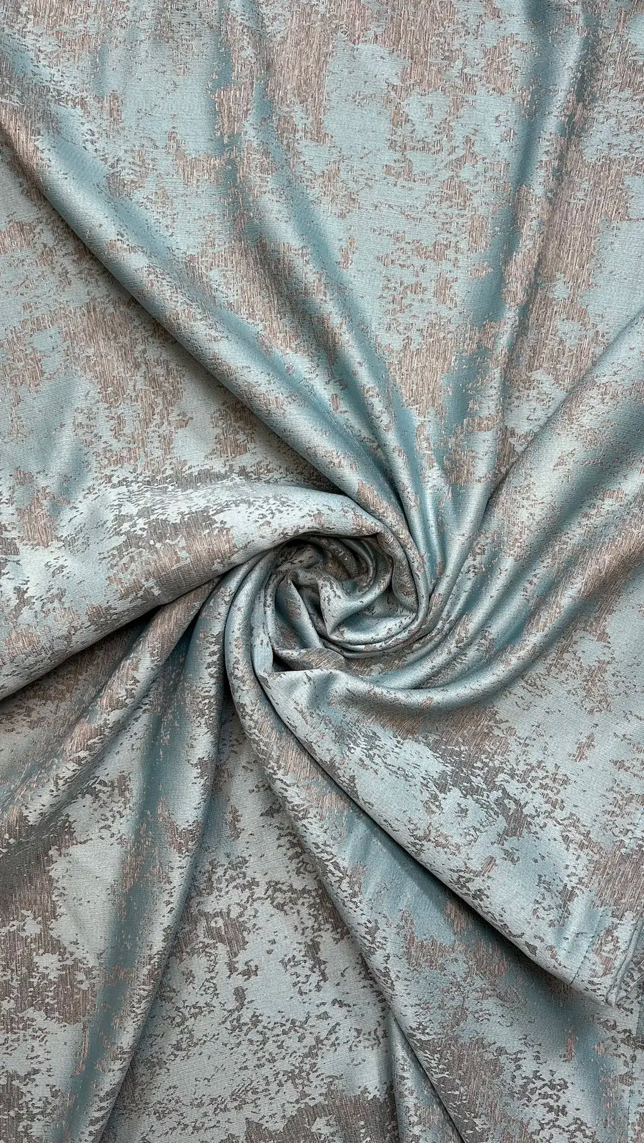 Draperie tafta bleu-gri cu efect patinat – Draperie Patinat 11