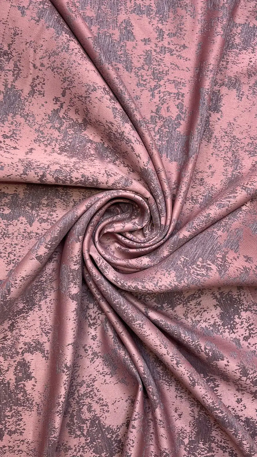 Draperie tafta roz prăfuit cu efect patinat – Draperie Patinat 12 - Rejansa 10 cm