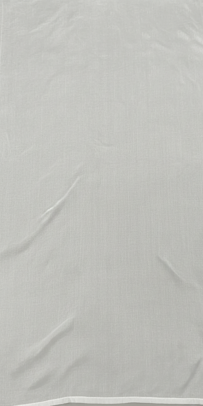Perdea simplă Vual alb - Rejansa tip creion (8cm)