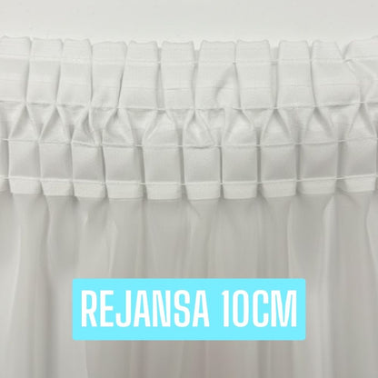 Draperie bej deschis cu textură naturală Nisip 2 - Rejansa 10 cm