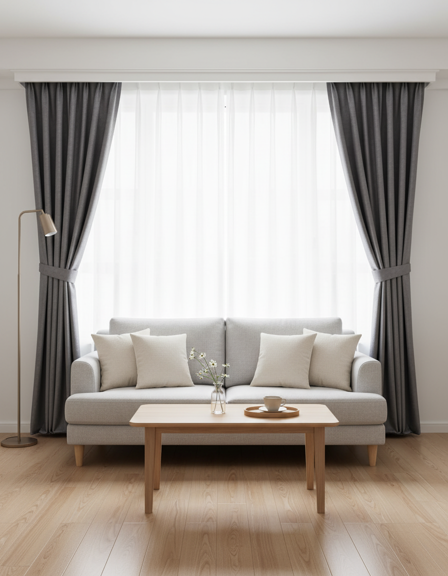 Draperie catifelată gri închis Soft Dark Grey - Rejansa bara