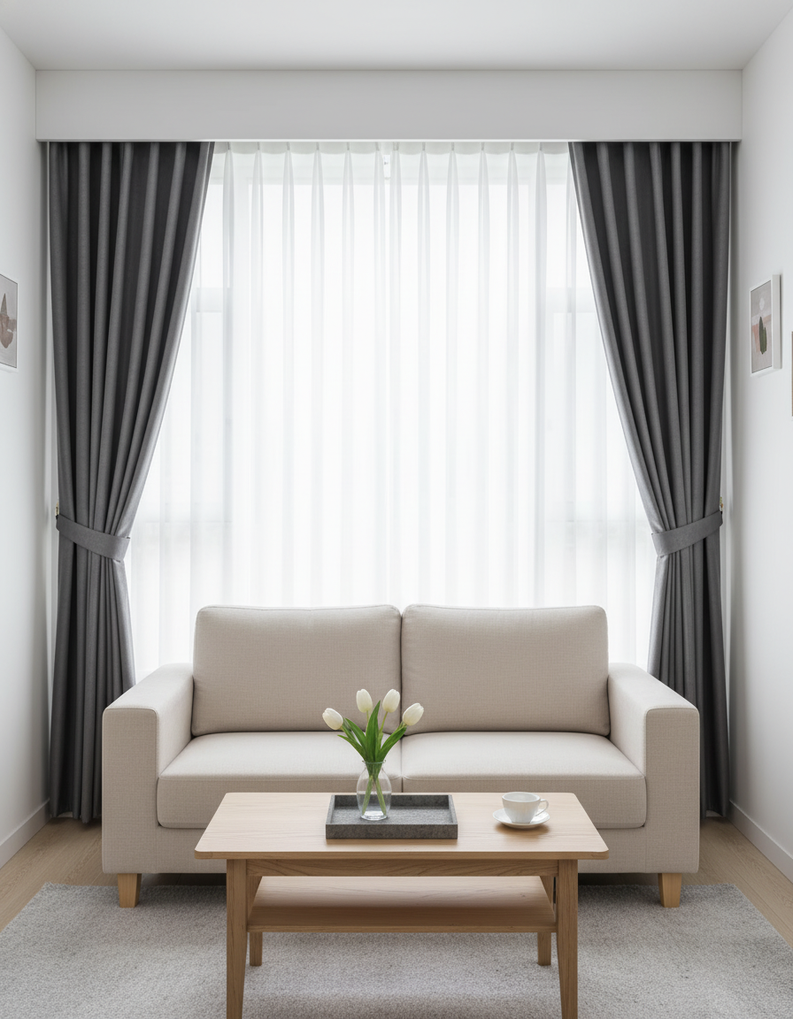 Draperie catifelată gri închis Soft Dark Grey - Rejansa sina/galerie (universala))