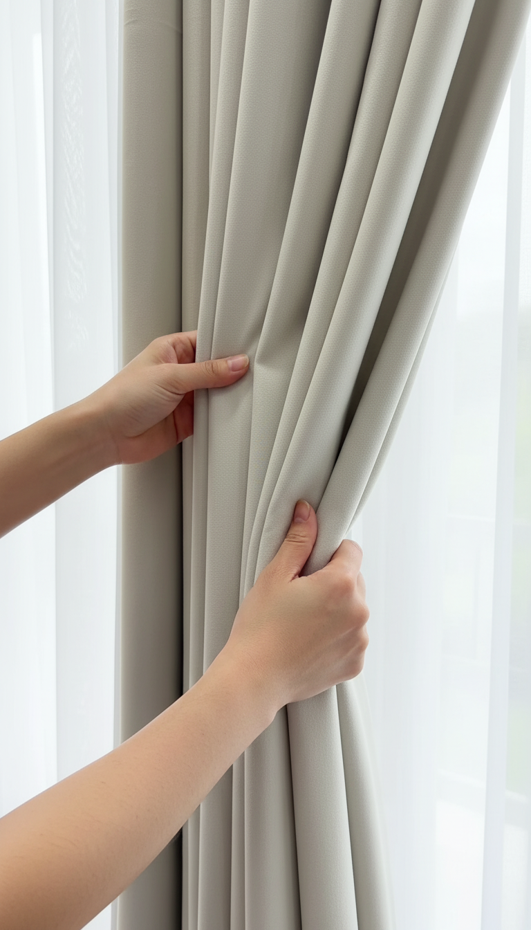 Draperie Blackout bej deschis – Draperie Blackout Simple 2 - Rejansa sina/galerie (universala))