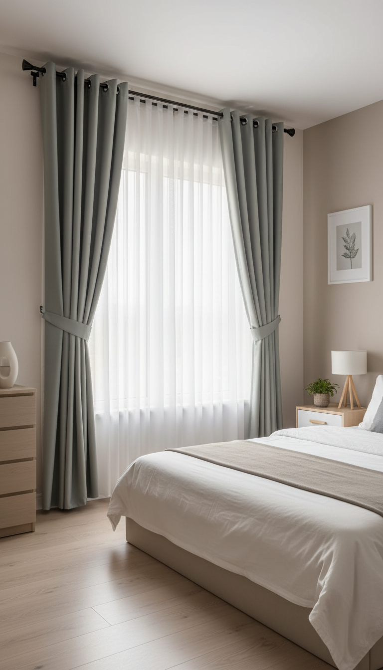 Draperie Blackout gri deschis – Draperie Simple 38