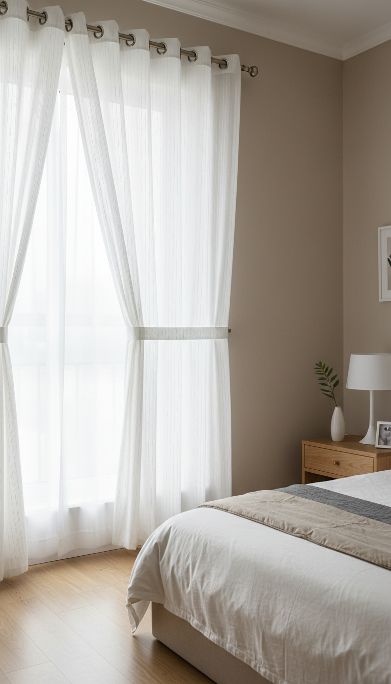 Perdea simplă Santuk crem