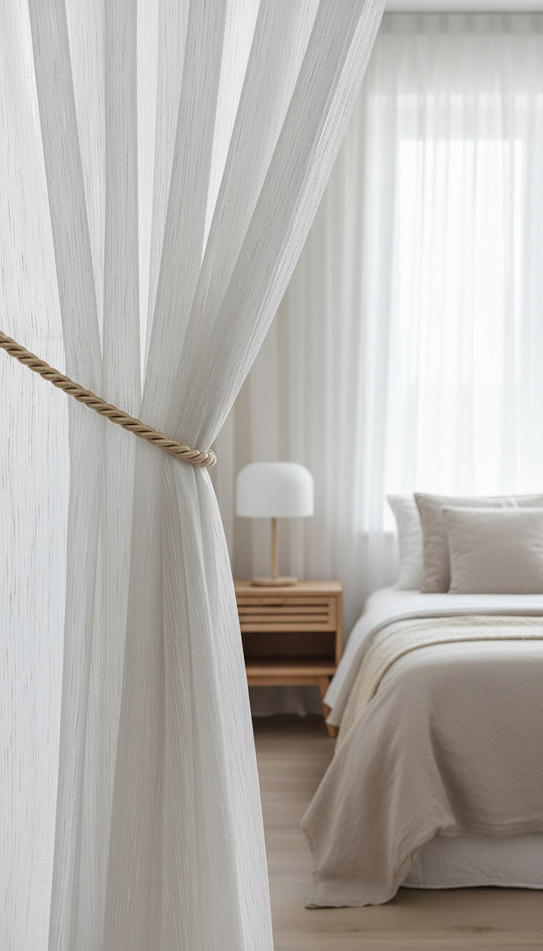 Perdea simplă Santuk crem